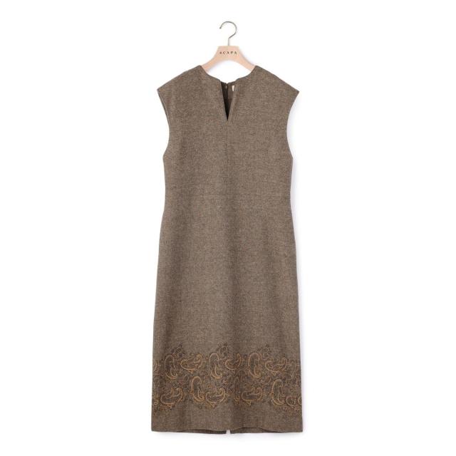 スキャパ（SCAPA）/ライトエンブロイダリーワンピース