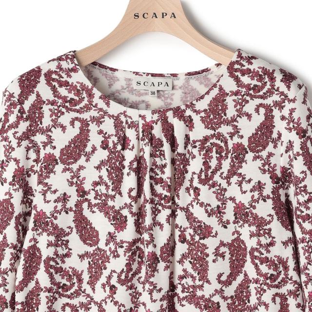 スキャパ（SCAPA）/プティットフルールクルーネックカットソー