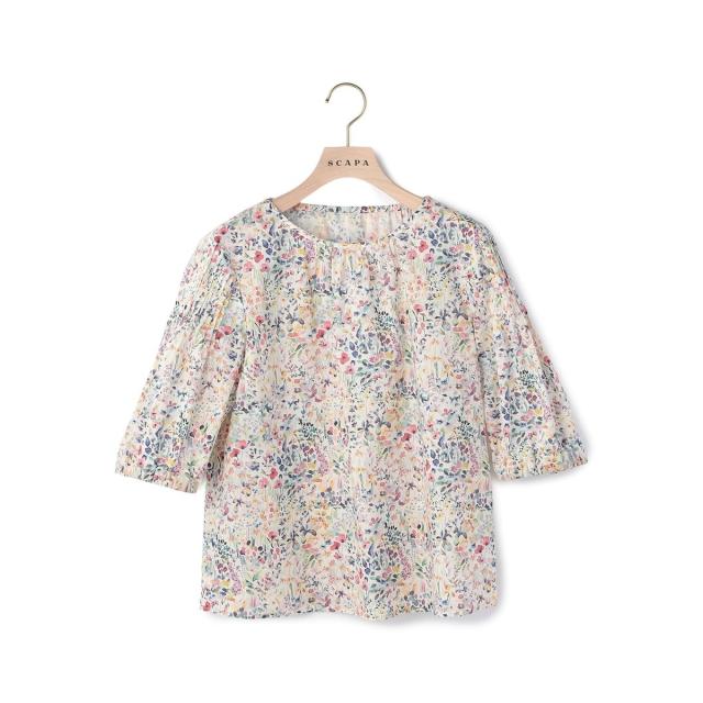 スキャパ（SCAPA）/Liberty Printコロールブラウス