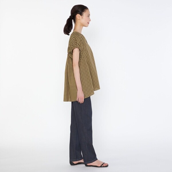 キース（KEITH）/【Lサイズ】フィールドチェックロングブラウスの通販は