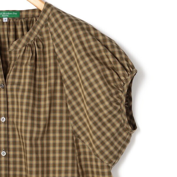 キース（KEITH）/【Lサイズ】フィールドチェックロングブラウスの通販は