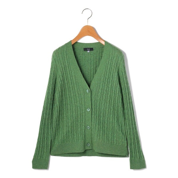 キース（KEITH）/【Lサイズ】ケーブルニットカーディガン