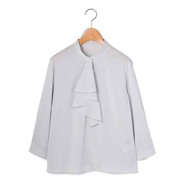 キース（KEITH）/【Lサイズ】ストレッチシフォンブラウス_1
