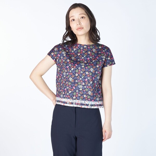 キース（KEITH）/【Lサイズ】Edenham Border Liberty Print Pull Over Cut&S