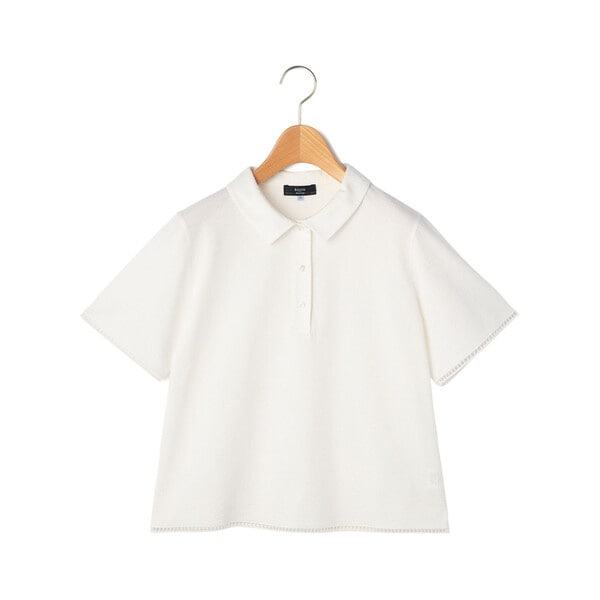 KEITH / キース パウダリージョーゼットブラウス LサイズプリントWight