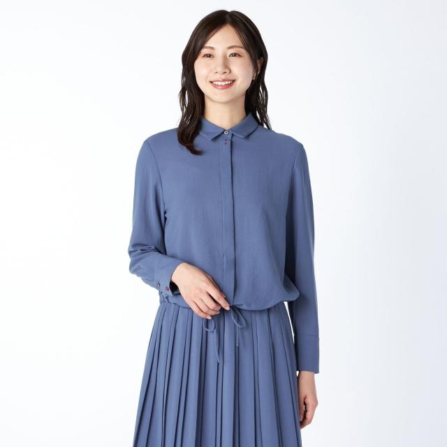 キース（KEITH）/【Lサイズ】ソフトポプリンブラウス