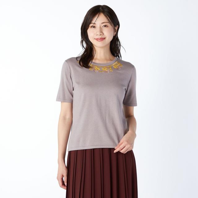 キース（KEITH）/【Lサイズ】Ｖ＆Ａエンブロイダリーニットプルオーバー