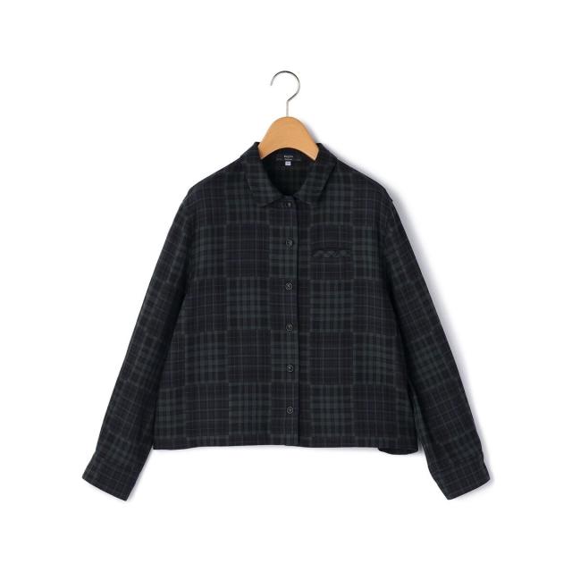 キース（KEITH）/【Lサイズ】コットンパッチワークブラウス