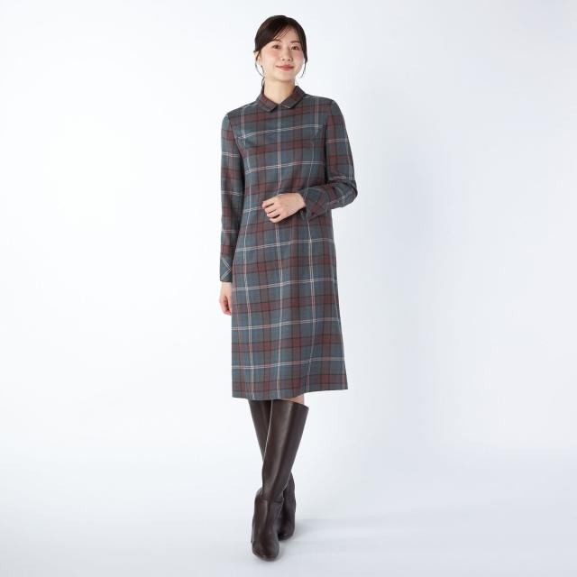 ワンタックワークパンツ 制電ソフトツイル ブルー ウエスト73cm（代引