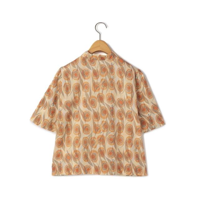 キース（KEITH）/【Lサイズ】Ｖ＆Ａ　ＴＩＲＺＡＨ　ＭＡＲＢＬＥブラウス_3