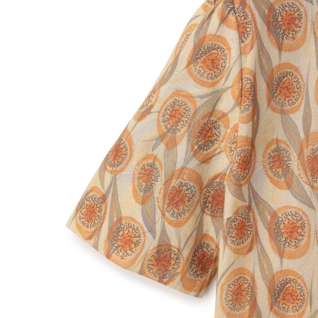 キース（KEITH）/【Lサイズ】Ｖ＆Ａ　ＴＩＲＺＡＨ　ＭＡＲＢＬＥブラウス_6