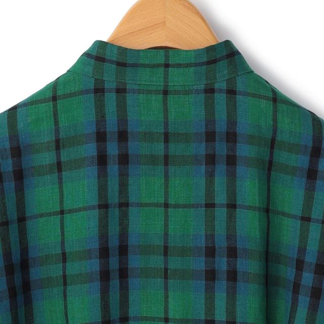 【NEW】キース（KEITH）/【Lサイズ】リネンキースチェックワンピース_8