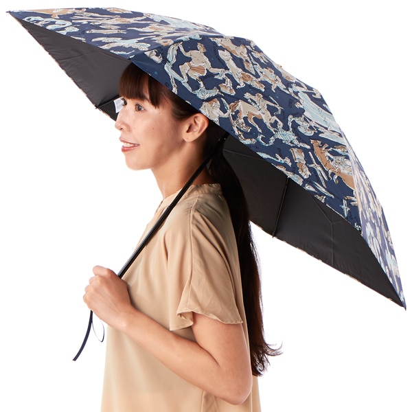 オーロラオリジナル（Aurora original）/【 Beaurance 】プリント晴雨兼用（折り畳み・ミニ傘）