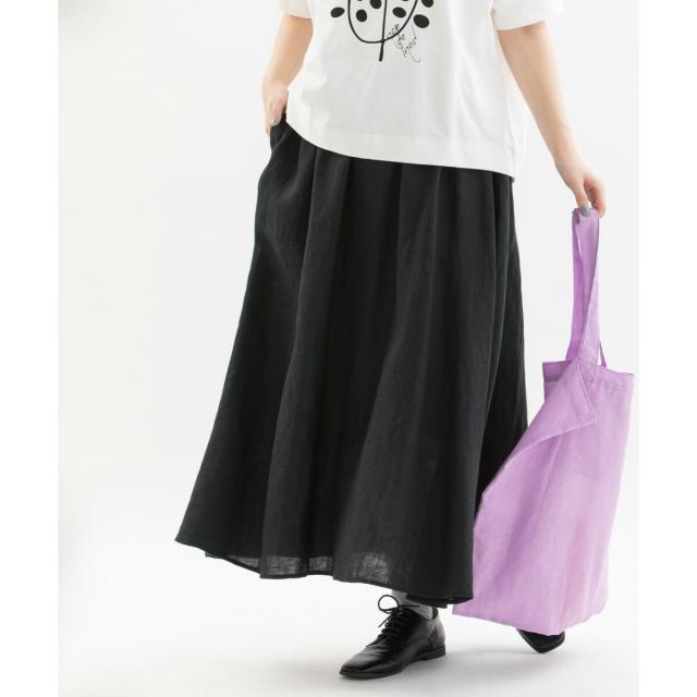 ノップドゥノッド（nop de nod）/Cornet ベルギーリネンスカート ノップドゥノッド（nop de nod）/Cornet ベルギーリネンスカートの通販