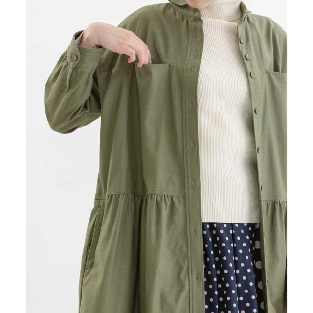 ノップドゥノッド（nop de nod）/フロントポケットワークワンピースの