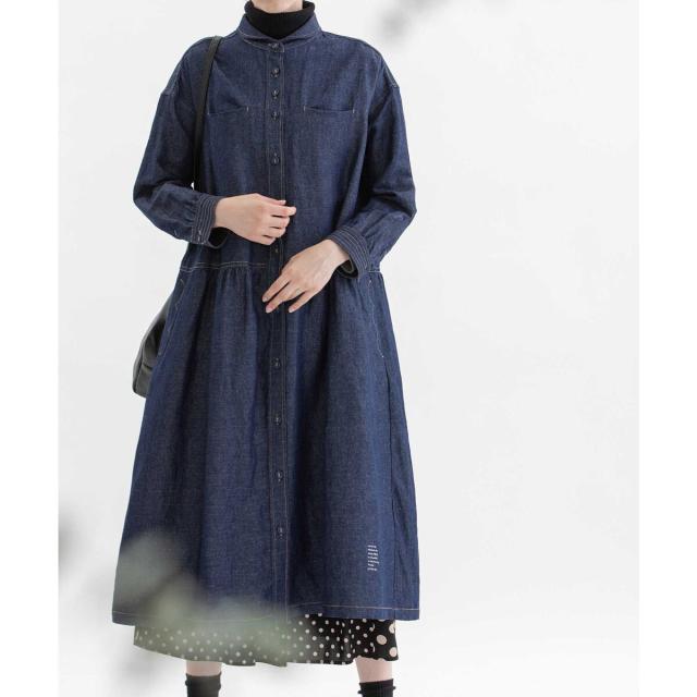 美品☆nop de nod フロントポケットワークワンピース ノップドゥノッド（nop de nod）/フロントポケットワークワンピースの