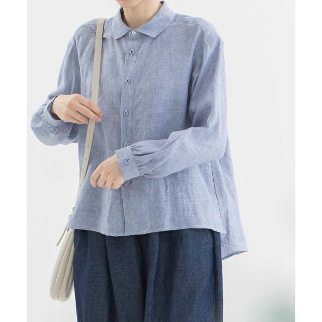 ノップドゥノッド（nop de nod）/リネンコットンふんわり袖シャツの通販は 6,292円