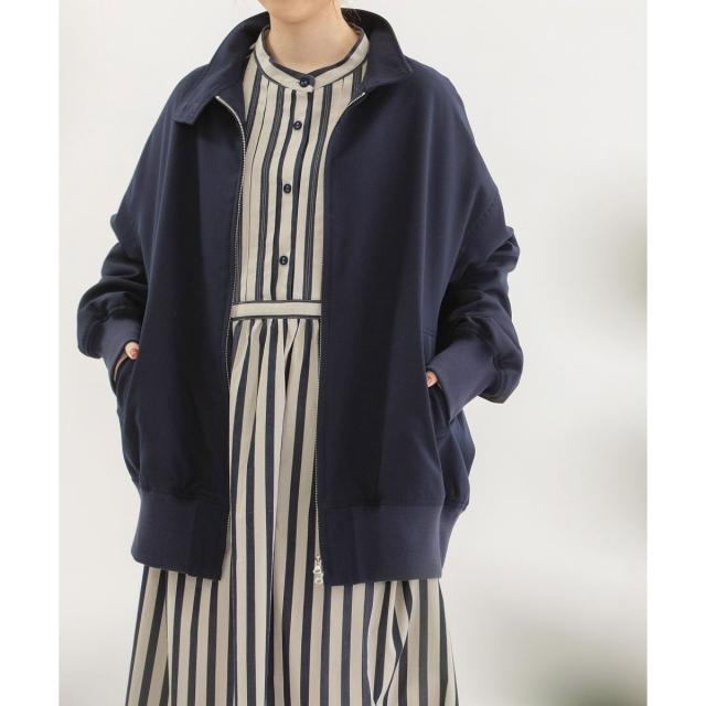 ノップドゥノッド（nop de nod）/ギャバオーバーサイズブルゾン