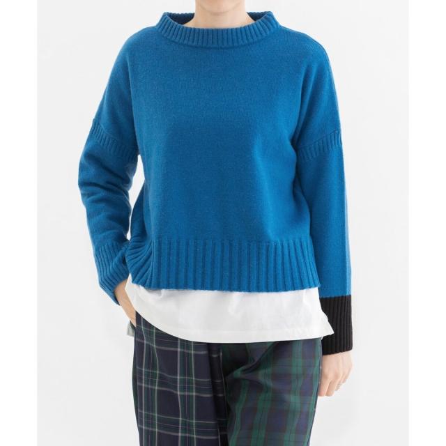 ノップドゥノッド（nop de nod）/ラムズウールガンジー風セーターの通販は 6,811円