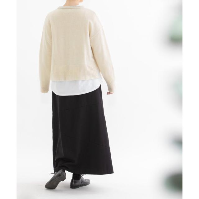 ノップドゥノッド（nop de nod）/ギャバ切り替えナローフレアー