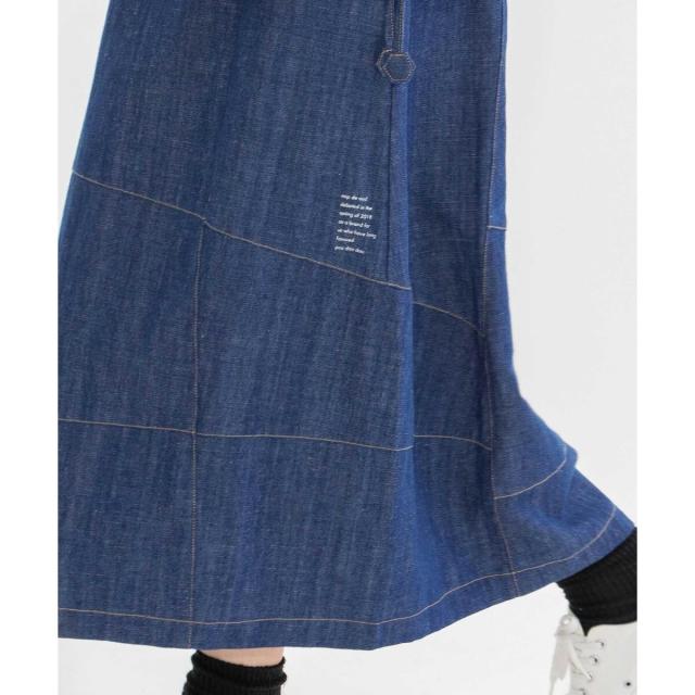 ノップドゥノッド（nop de nod）/Pommeコットンリネンデニムスカートの
