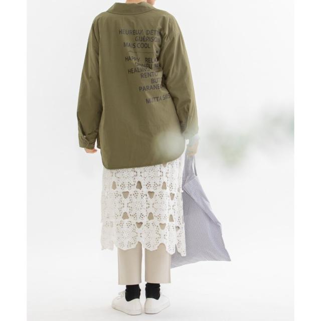 ノップドゥノッド（nop de nod）/タイプライターリバーシブル中綿