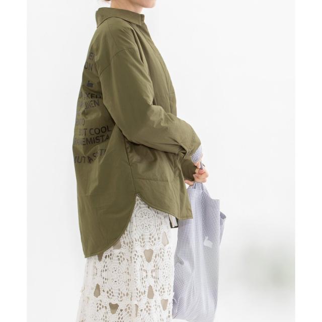 ノップドゥノッド（nop de nod）/タイプライターリバーシブル中綿