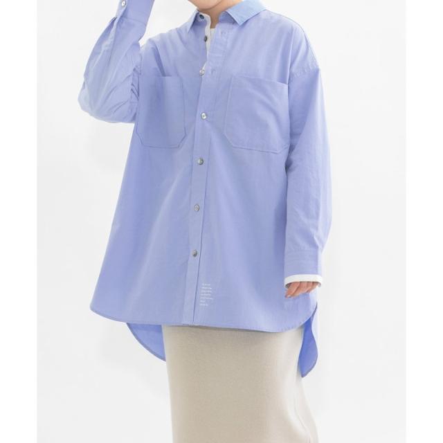 ノップドゥノッド（nop de nod）/タイプライターポケットチュニックシャツ