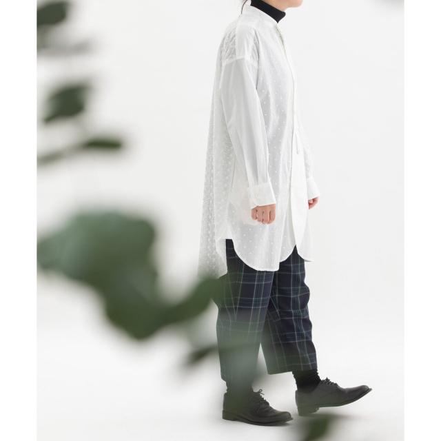 ノップドゥノッド（nop de nod）/miscスタンドカラーチュニックシャツ