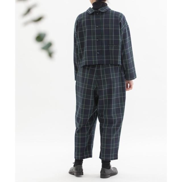 ノップドゥノッド（nop de nod）/Pommeポリエステルチェックパンツの