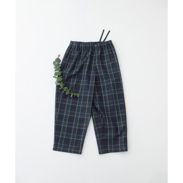 ノップドゥノッド（nop de nod）/Pommeポリエステルチェックパンツの
