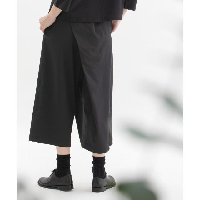 ノップドゥノッド（nop de nod）/ポリエステルコットンリネンツイルラップパンツ ノップドゥノッド（nop de nod）/ポリエステルコットンリネンツイル