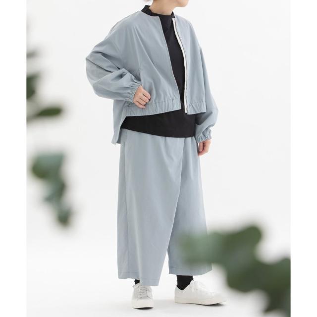 ノップドゥノッド（nop de nod）/ポリエステルコットンリネンツイルラップパンツ ノップドゥノッド（nop de nod）/ポリエステルコットンリネンツイル