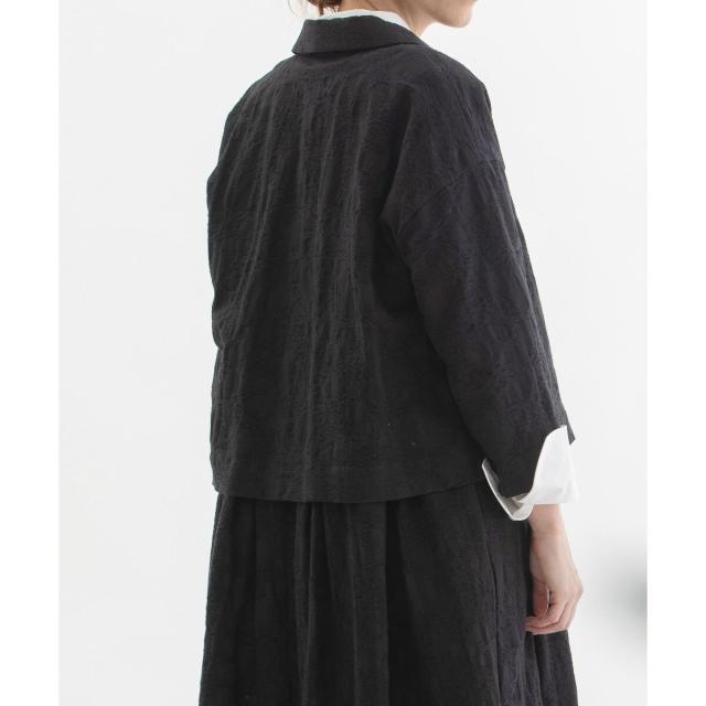 ノップドゥノッド（nop de nod）/コットンリネンジャカードショート