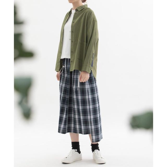 ノップドゥノッド（nop de nod）/パッチポケットバックプリントシャツ