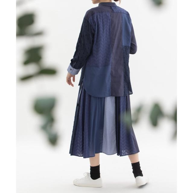 ノップドゥノッド（nop de nod）/misc異素材づかいふんわりスカート