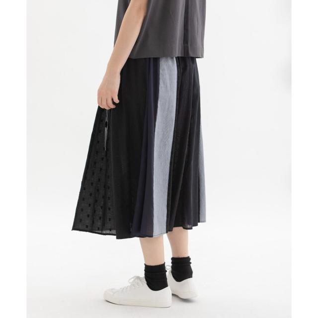 ノップドゥノッド（nop de nod）/misc異素材づかいふんわりスカート