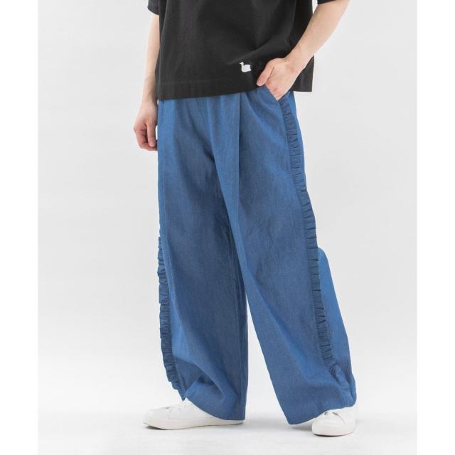 ノップドゥノッド（nop de nod）/サイドフリルタックパンツ