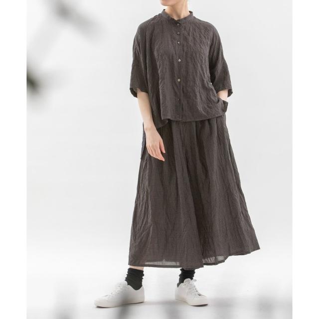 ノップドゥノッド（nop de nod）/Cielふんわりグレンチェックスタンド