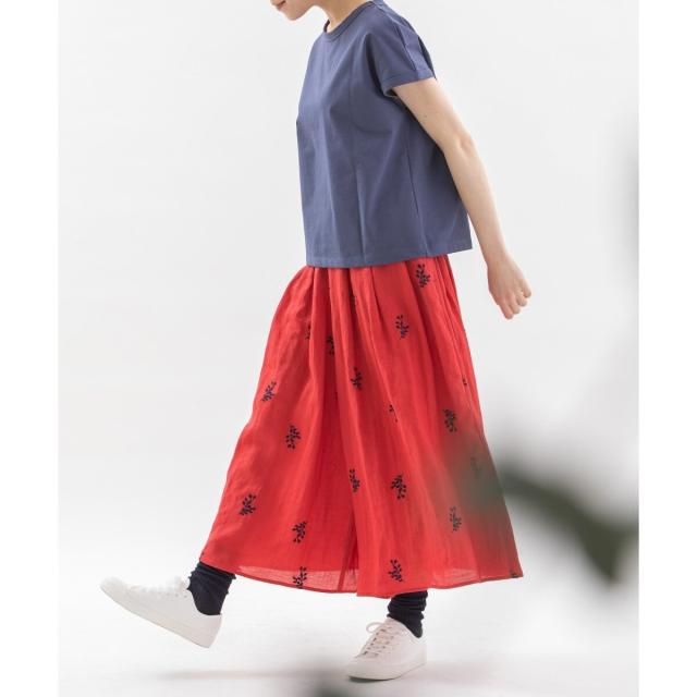 【美品】ノップドゥノッド　ラミーPolka フロックプリント　タックキュロット 楽天市場】ラミーPolka フロックプリントタックキュロット