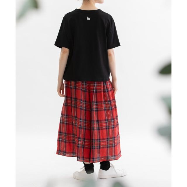 ノップドゥノッド（nop de nod）/リネンタータンタックキュロットの