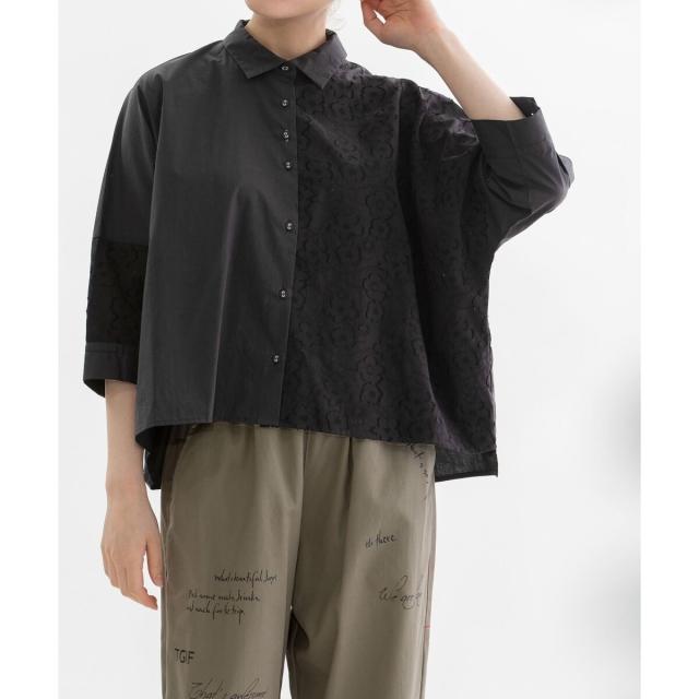 NEW】ノップドゥノッド（nop de nod）/Ciel misc6分袖シャツ