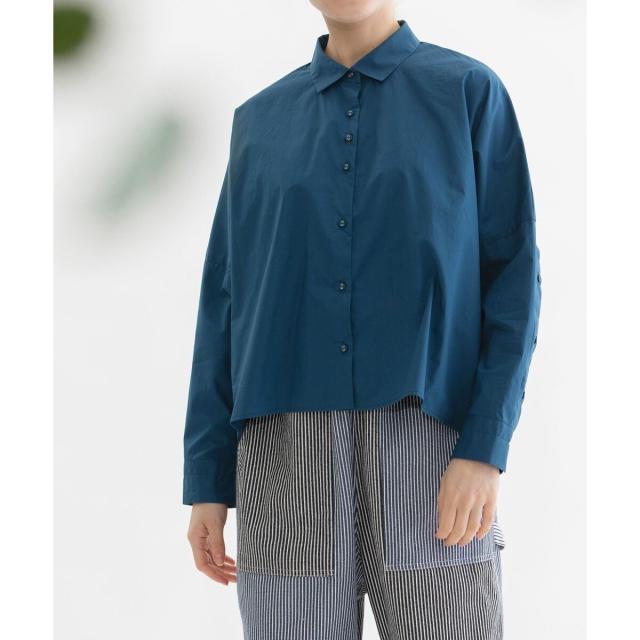 ノップドゥノッド（nop de nod）/Cielタイプライタークロップドシャツ