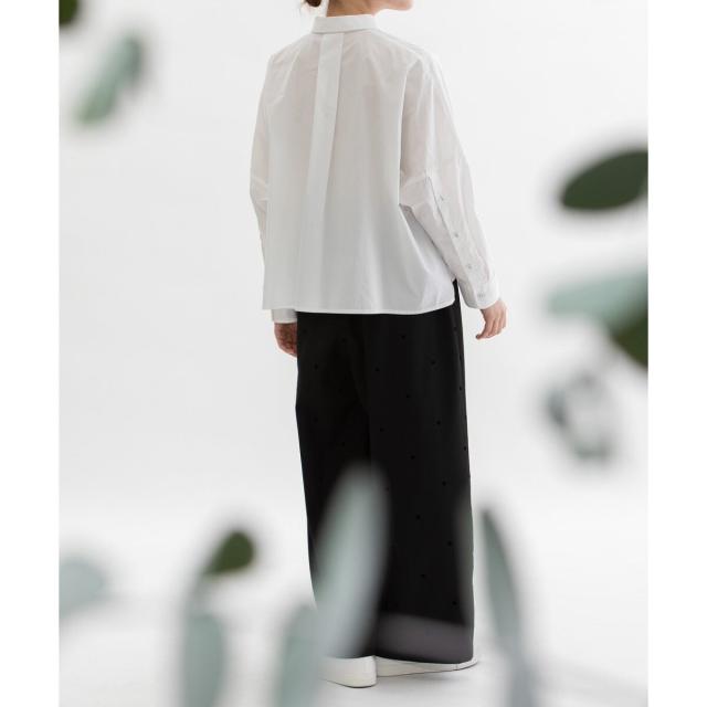 ノップドゥノッド（nop de nod）/Cielタイプライタークロップドシャツ