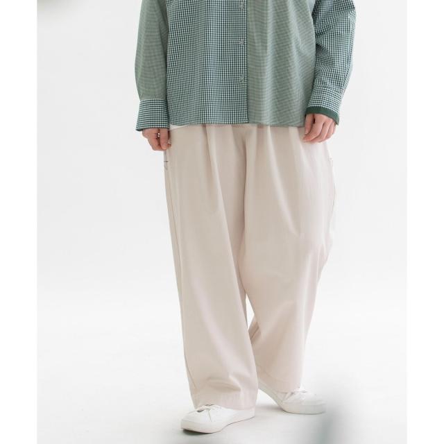 ノップドゥノッド（nop de nod）/Pomme ボリュームタックパンツの通販