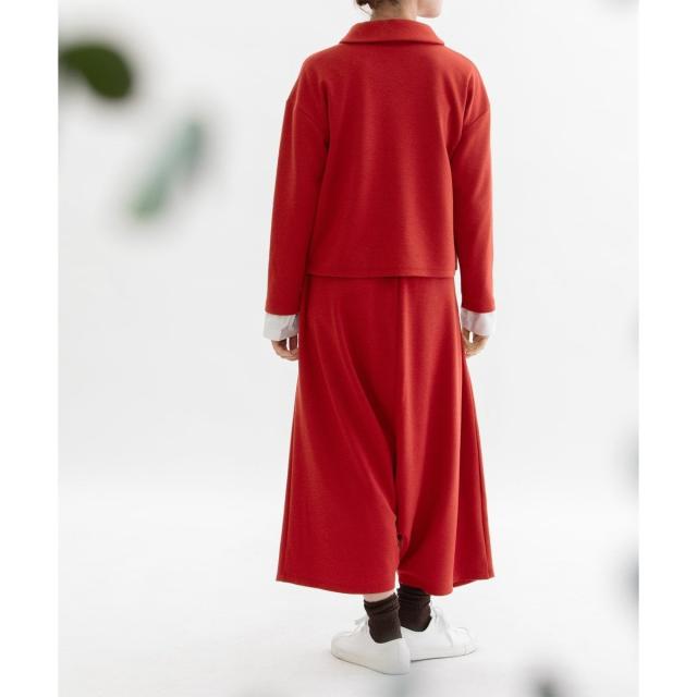 ノップドゥノッド（nop de nod）/アクリルウールポンチサルエルパンツ