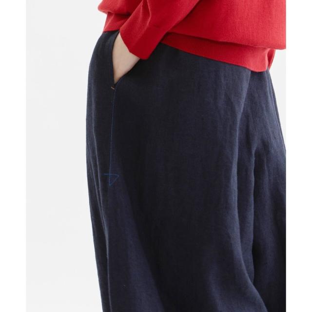 ノップドゥノッド（nop de nod）/リネンビエラ起毛フレアーマキシ