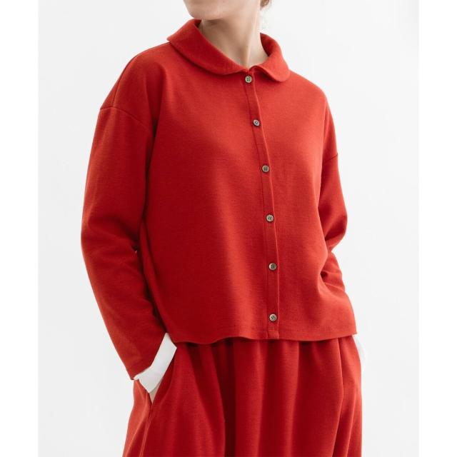 ノップドゥノッド（nop de nod）/Rondeアクリルウールポンチカットソー