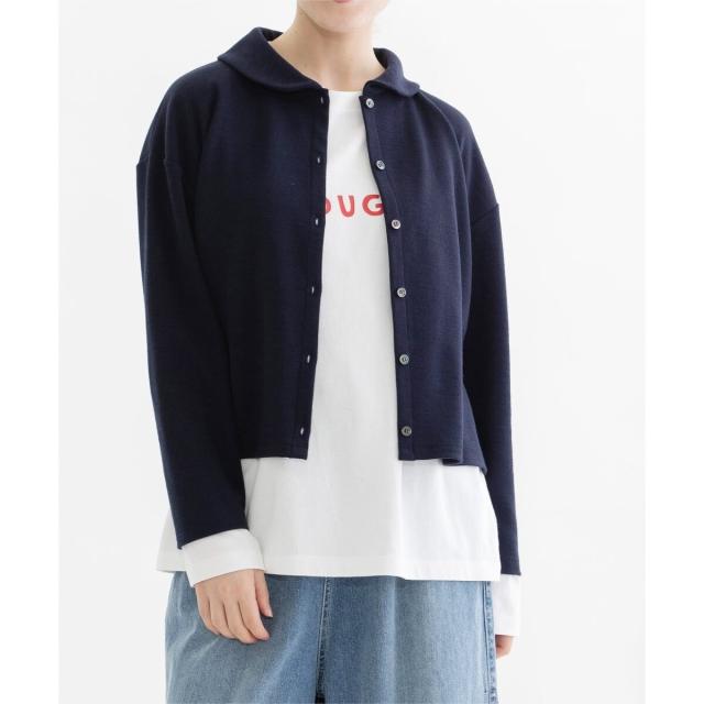 ノップドゥノッド（nop de nod）/Rondeアクリルウールポンチカットソー