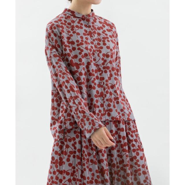 ノップドゥノッド（nop de nod）/ビエラユーカリプリントシャツ